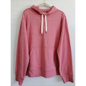 Amazon Essentials Mens Pink Kangaroo Pocket Modern Hooded Sweatshirt Size XL